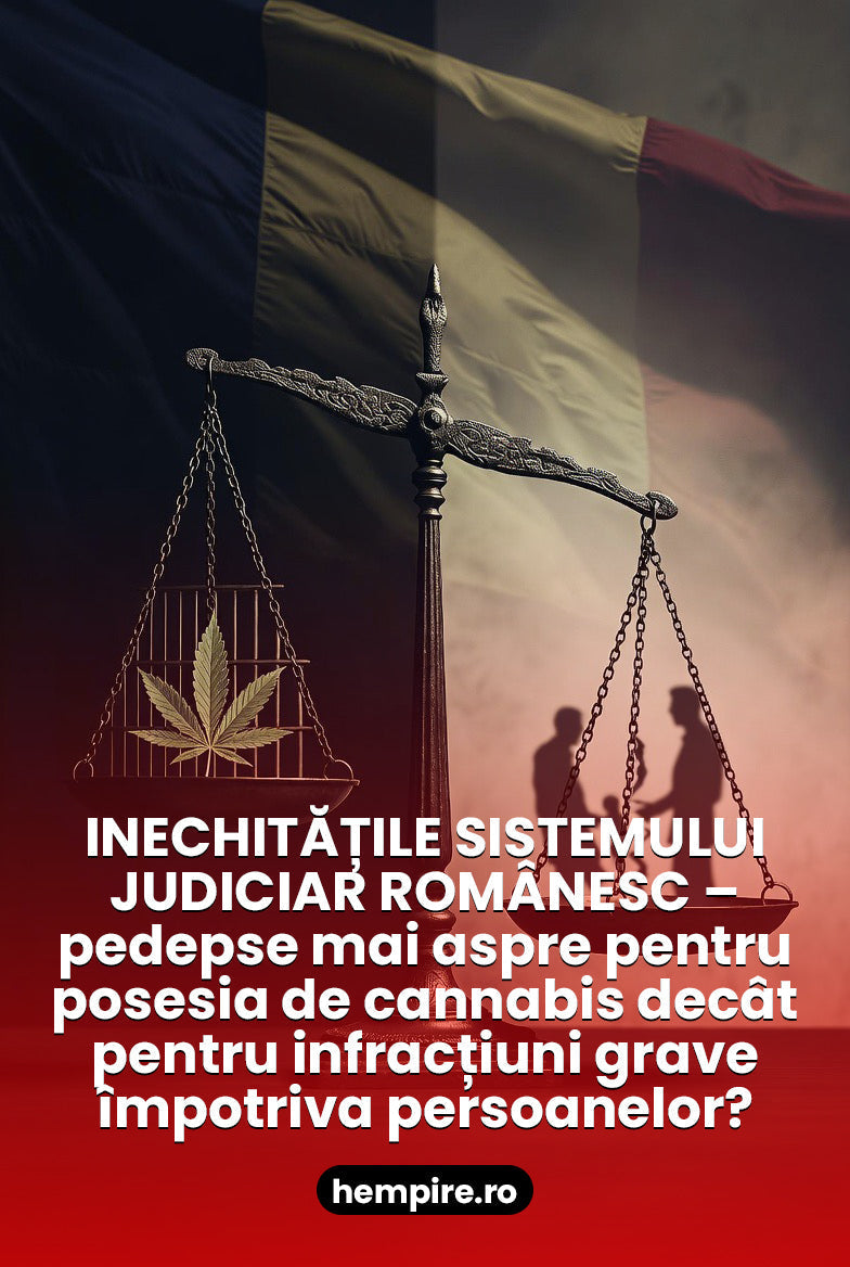 Inechitățile sistemului judiciar românesc – pedepse mai aspre pentru posesia de cannabis decât pentru infracțiuni grave împotriva persoanelor?