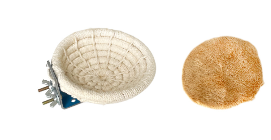 Hand-Woven Hemp Rope Bird Nest for Breeding and Pets