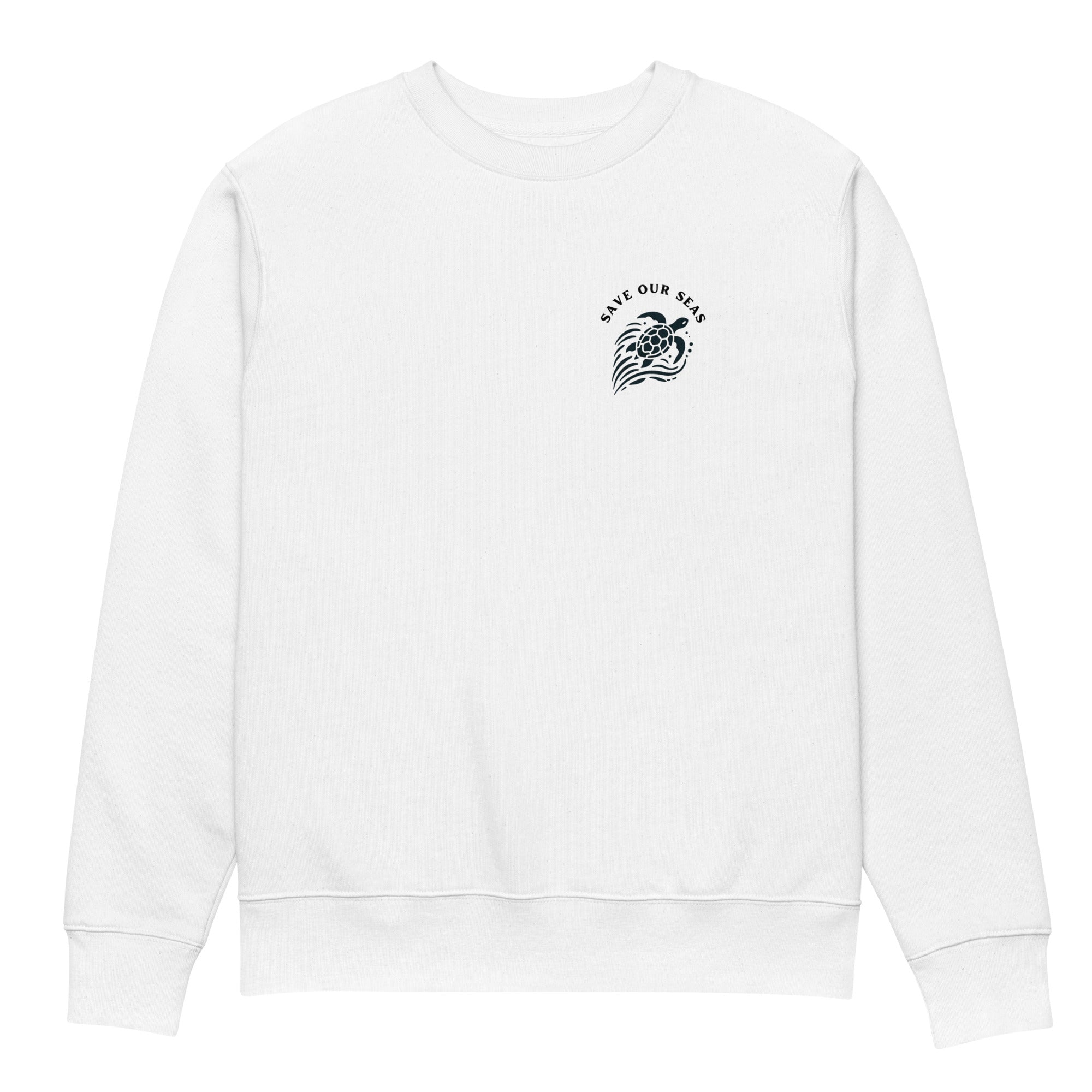 Save Our Seas Eco Sea Turtle Sweatshirt – 100% Organic Cotton Unisex Sweatshirt