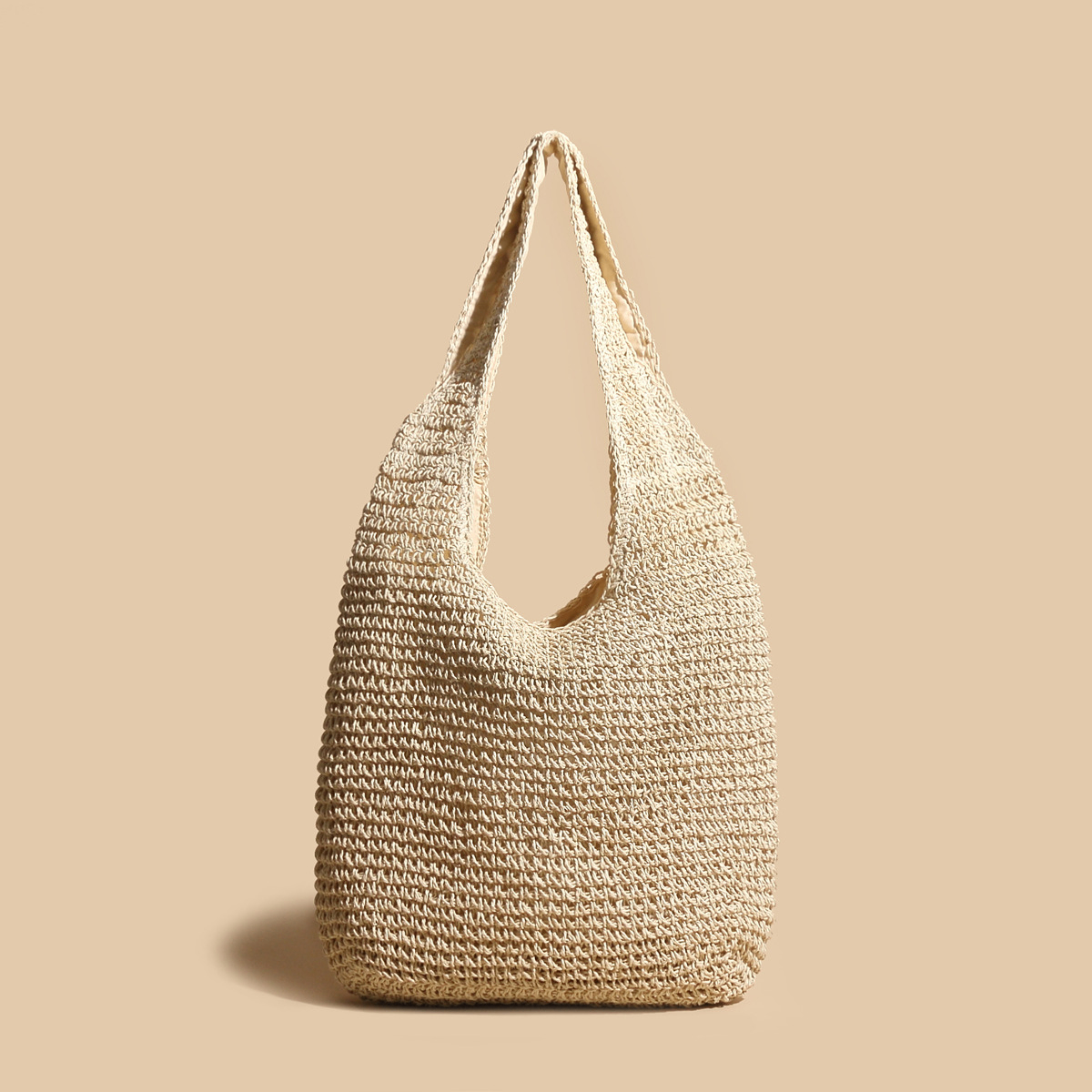 Soft Knitted Wool Bag for Women - Portable Hemp Design