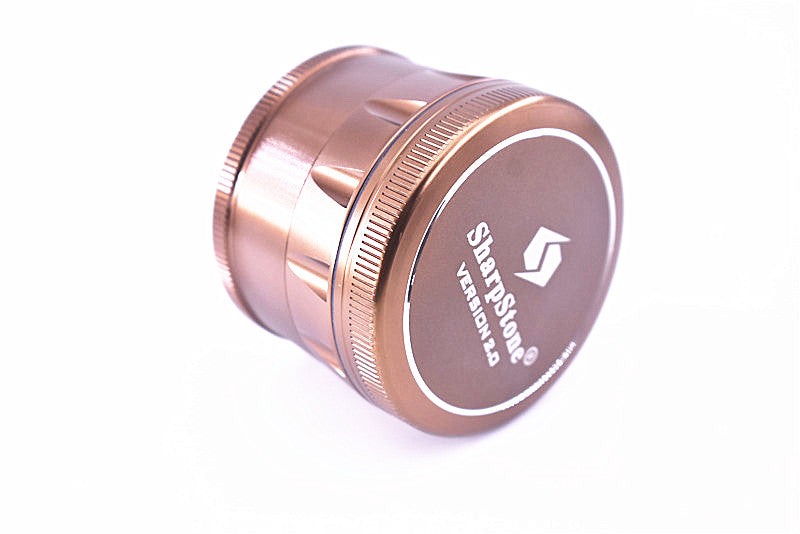 Large CNC Herb Grinder with Colorful Polygon Design