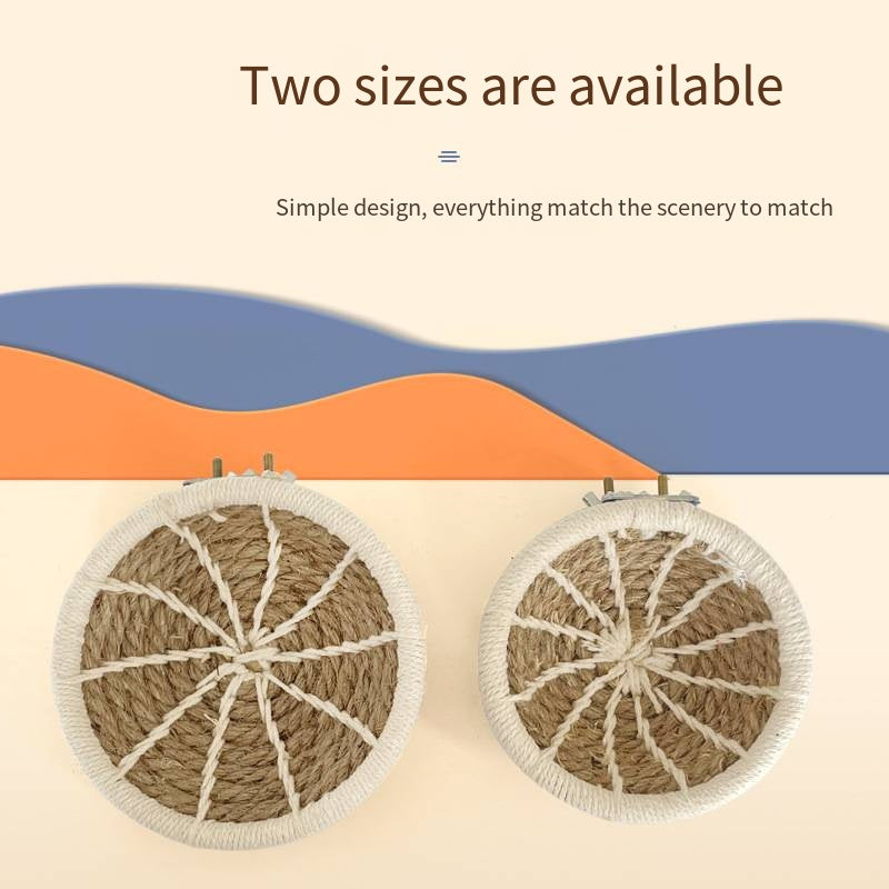Hand-Woven Hemp Rope Bird Nest for Breeding and Pets